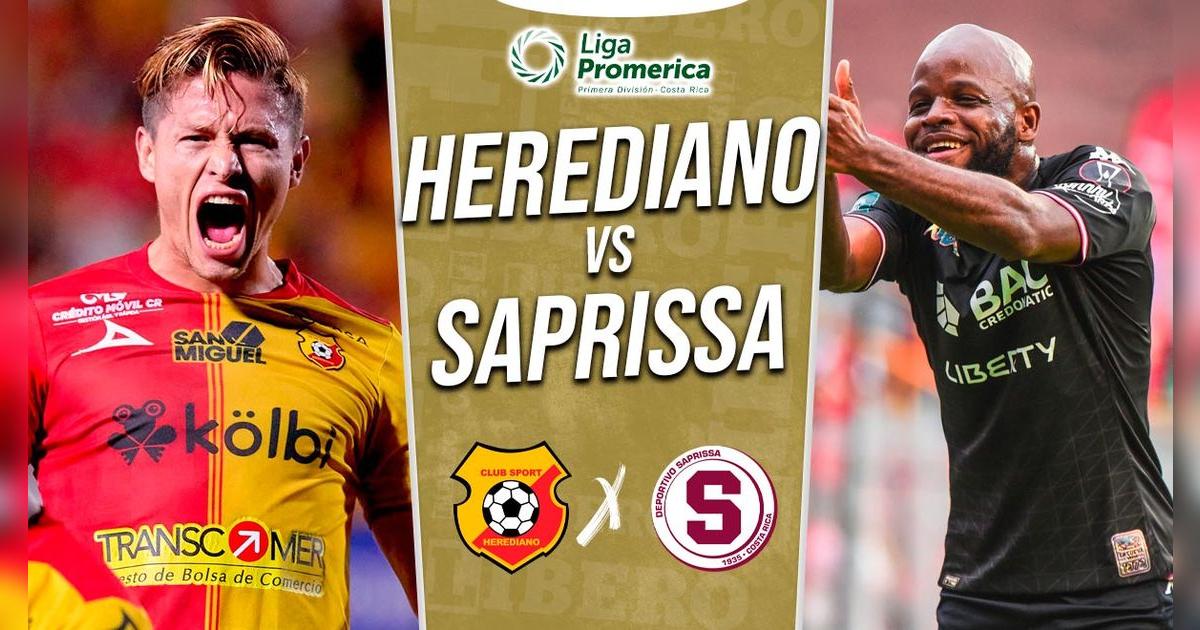 Herediano vs. Saprissa EN VIVO por final de Costa Rica vía FUTV: a qué hora juegan HOY