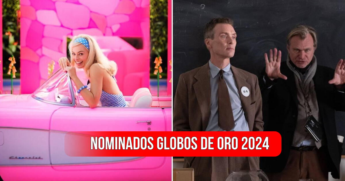 Globos de Oro 2024: lista completa de películas y actores nominados