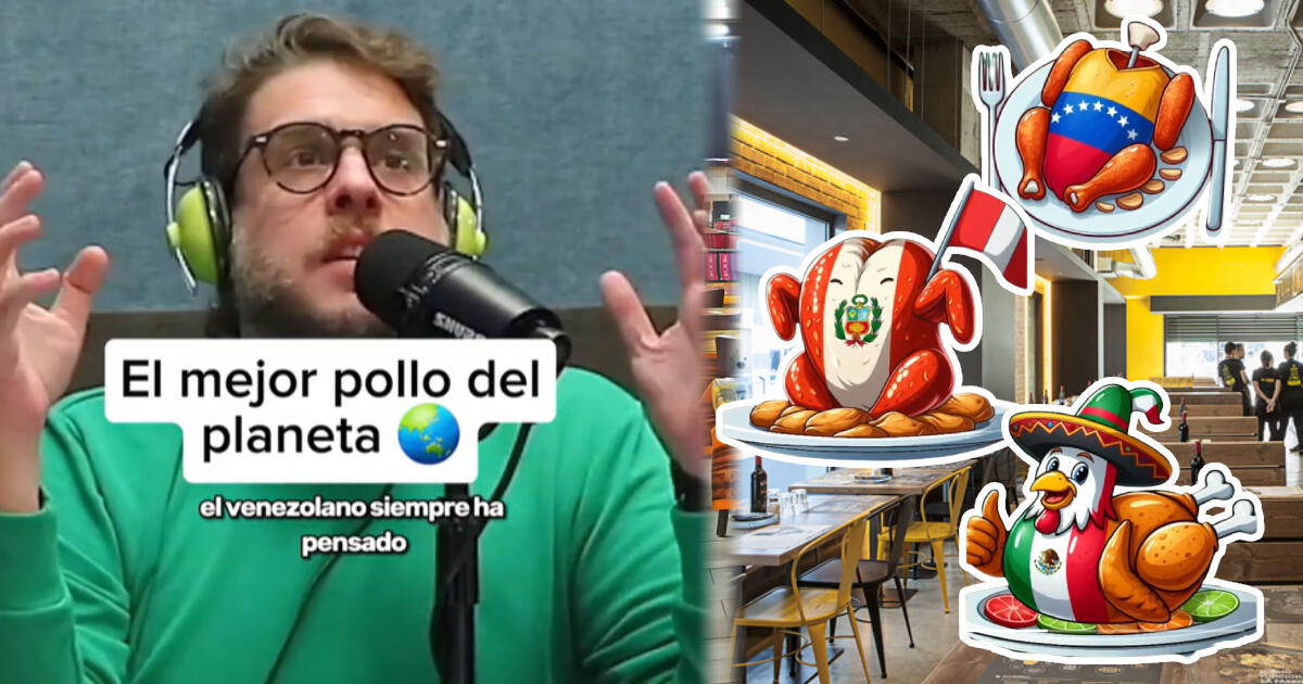 Venezolano defiende el pollo a la brasa peruano y afirma que es el mejor: 