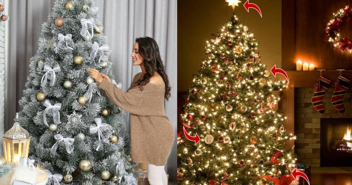 ¿Cuál es el significado de cada parte que conforma el árbol de Navidad?