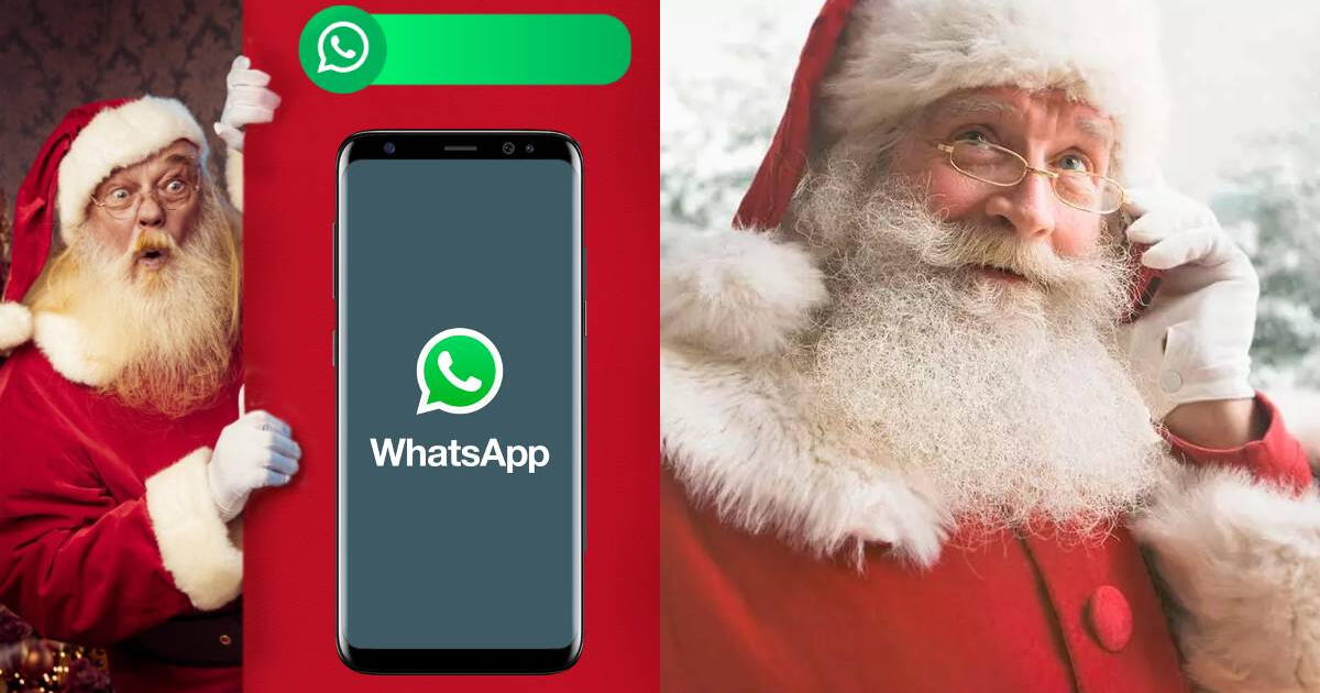 GUÍA para que Papá Noel envié saludos personalizados a tus contactos de WhatsApp