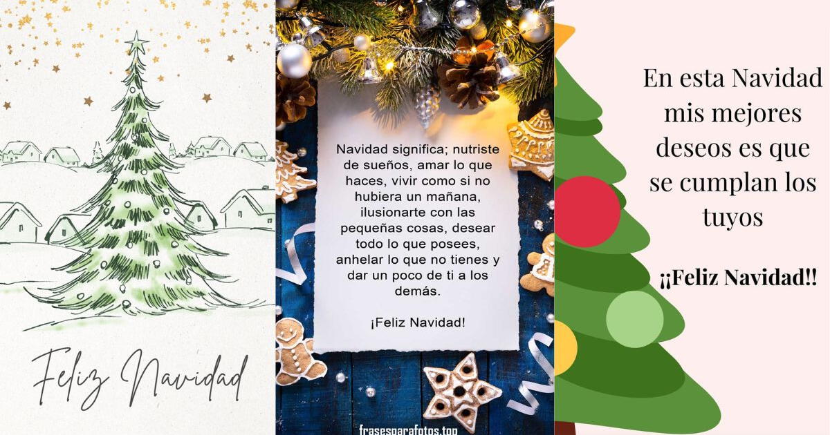 Frases y mensajes emotivos para enviar a amigos y familiares por Navidad