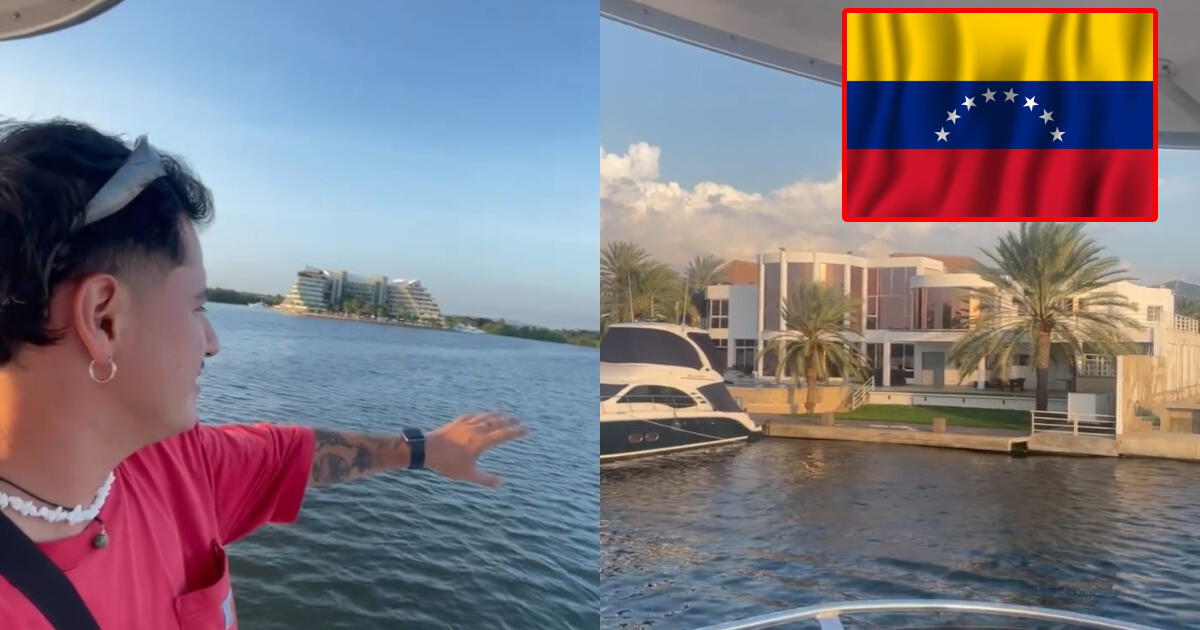 Peruano muestra cómo viven los venezolanos millonarios: lujos, yates y más