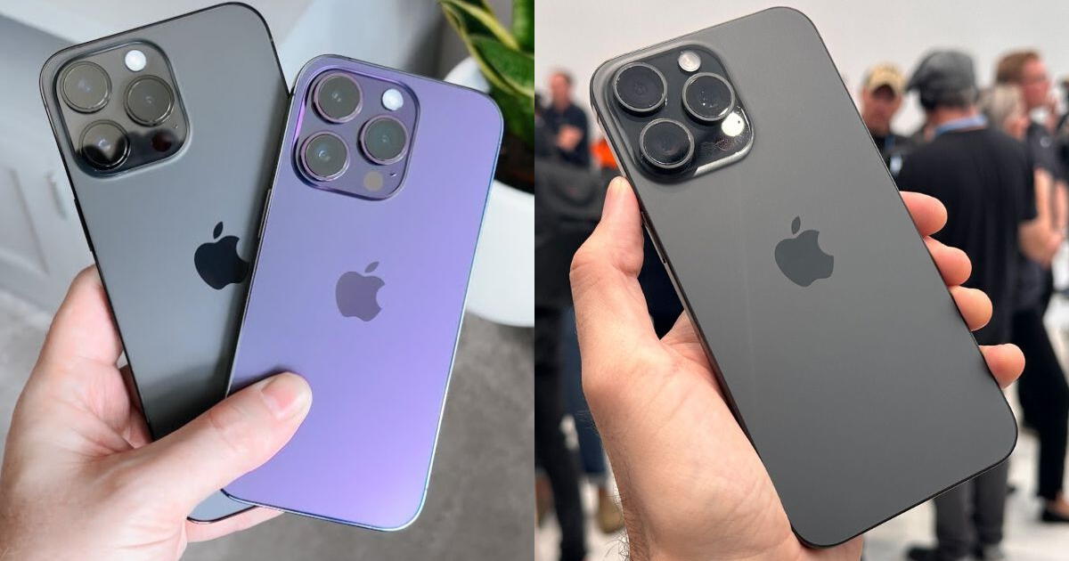 IPhone 14 Pro Max vs. iPhone 15 Pro Max: diferencias y características en los celulares de Apple