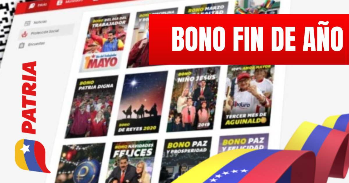 Bono Fin de Año en Venezuela: fecha de pago y NUEVO MONTO para cobrar por Patria