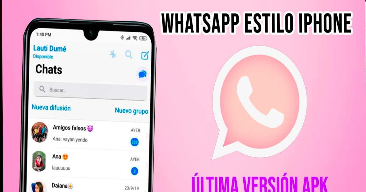 WhatsApp Plus estilo iPhone: descarga la versión APK 2024