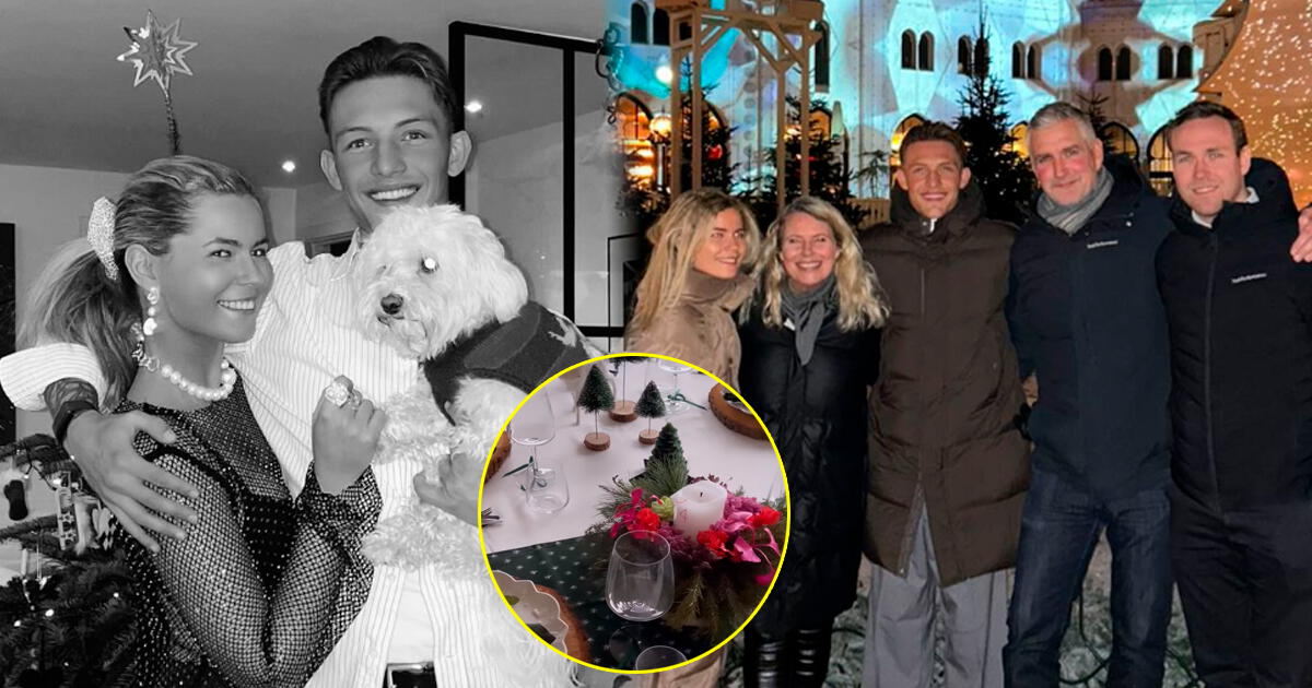 Oliver Sonne disfruta de la Navidad en compañía de su novia y familia: mira todas las fotos