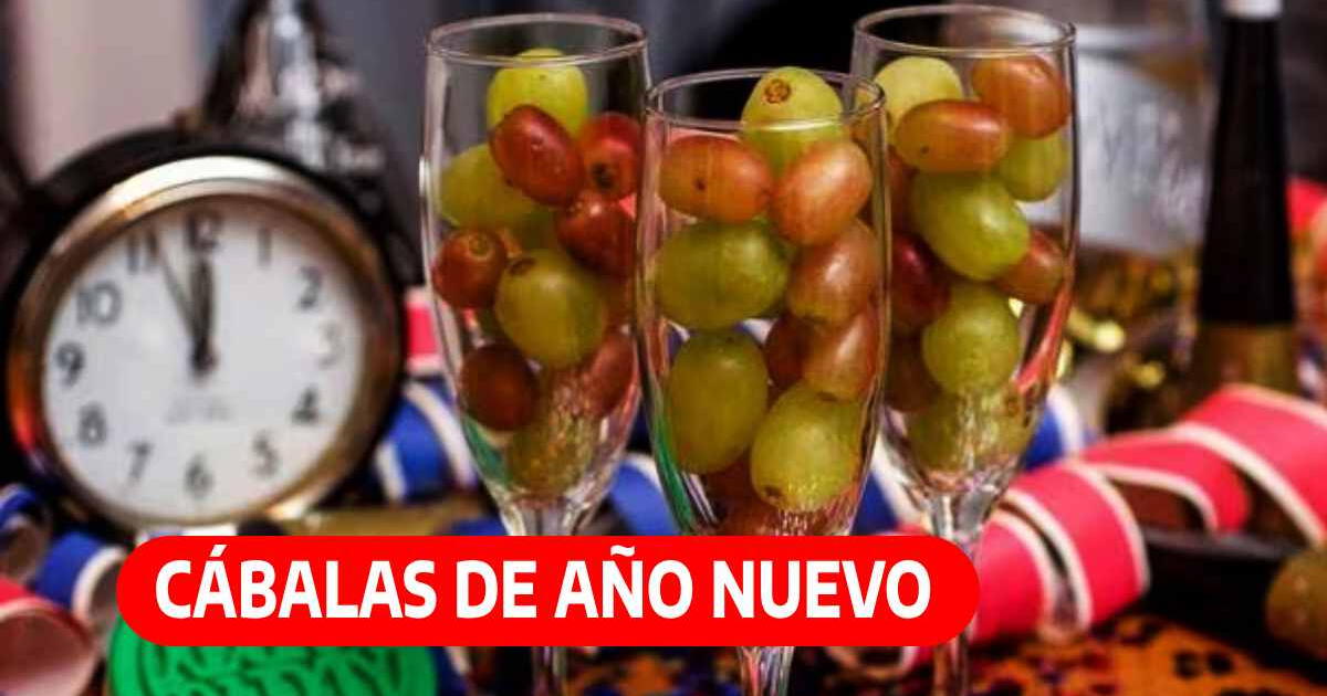 Cinco cábalas peruanas que no pueden faltar para recibir el Año Nuevo 2024