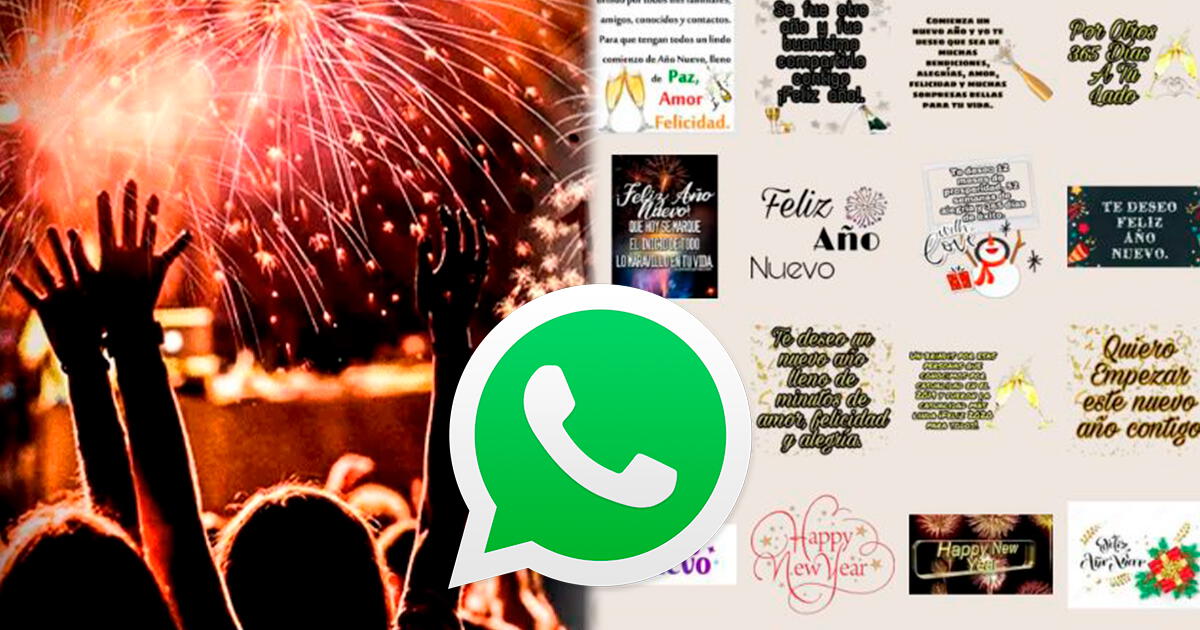 WhatsApp: los mejores stickers para enviar a tus amigos por el Año Nuevo 2024