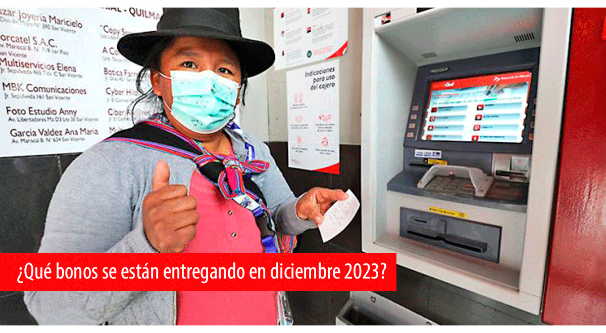 Bonos en Perú para diciembre 2023: ¿Qué subsidios están ACTIVOS HOY?