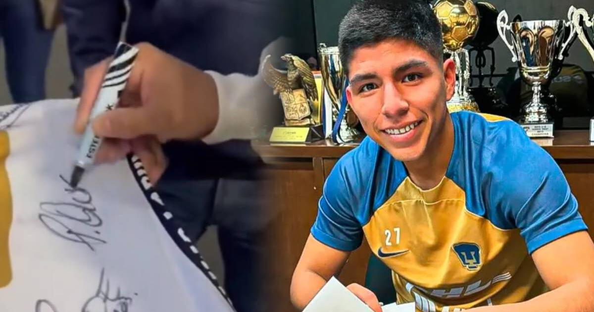 Piero Quispe tiene noble gesto con hincha de Pumas y se hace viral en TikTok