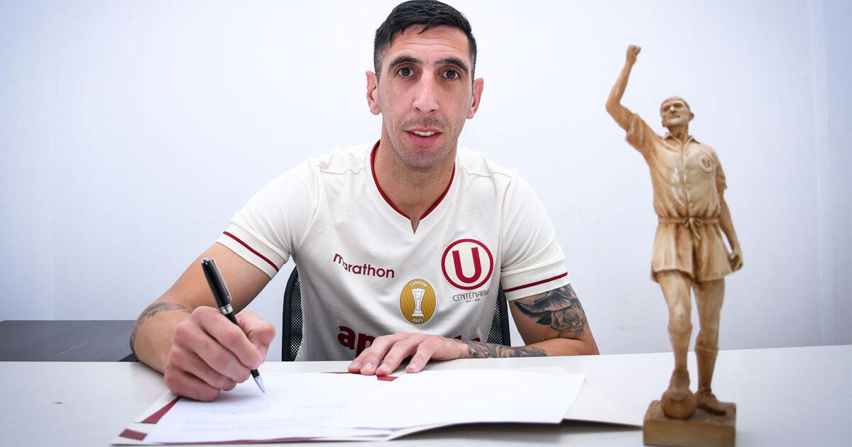 Universitario tiene su '9' para el centenario: argentino Diego Dorregaray fue oficializado