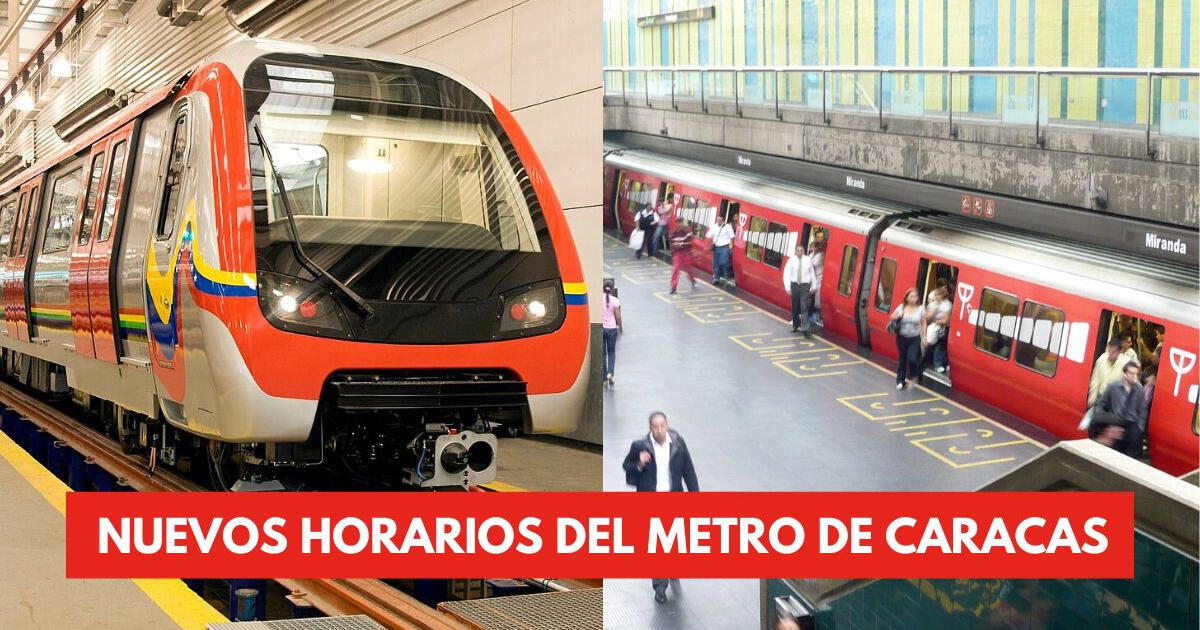 Metro de Caracas: horarios de servicio para el 31 de diciembre y 1 de enero en Venezuela