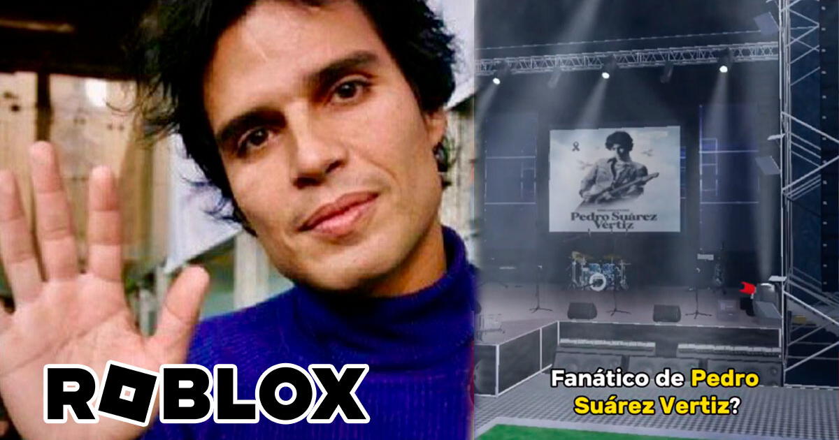 Fanáticos de Roblox harán tributo a Pedro Suárez Vertiz con concierto en el videojuego