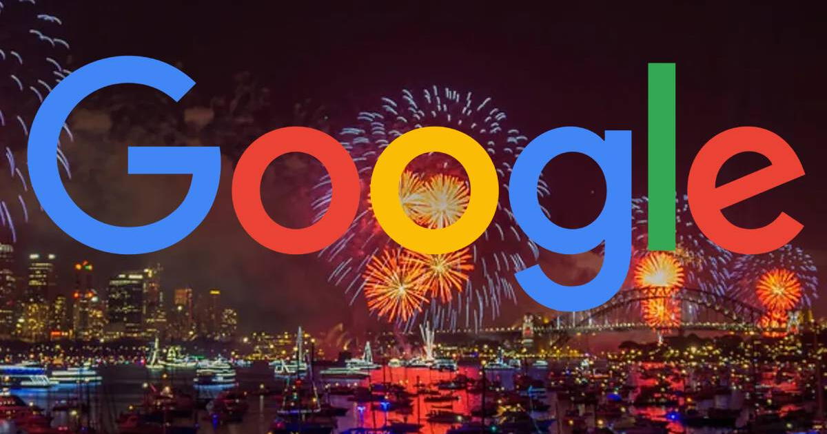 ¿Qué pasa si coloco 'Año Nuevo 2024' en Google?