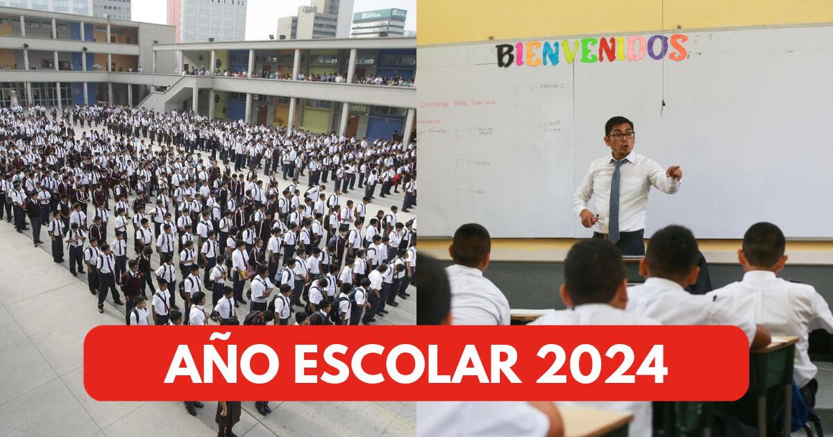 Inicio del Año Escolar 2024: ¿cuándo volverán los estudiantes a los colegios según el Minedu?