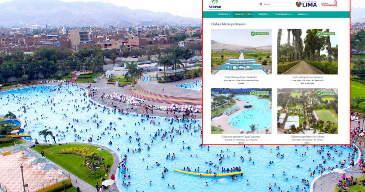 Parques zonales de Lima se convertirán en clubes con membresía: ¿Cómo comprar entradas ONLINE?