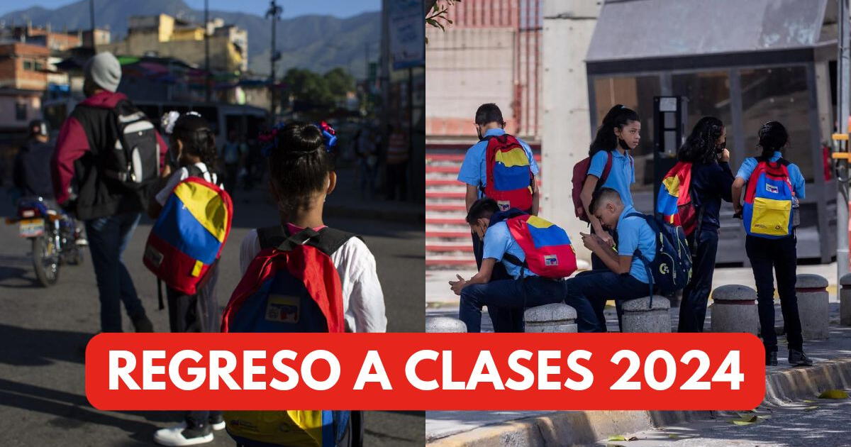 Regreso a clases 2024: ¿Cuándo iniciará el año escolar en Venezuela?