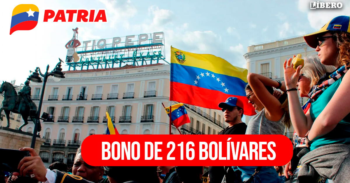 NUEVO Bono de la Patria de 216 bolívares: fecha, beneficiarios y cómo COBRAR en Venezuela