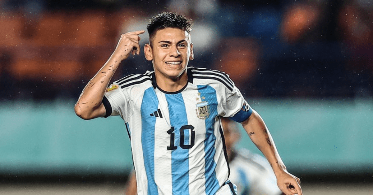 Claudio Echeverri, joya de River, se unirá a Argentina y enfrentaría a Perú en el Preolímpico