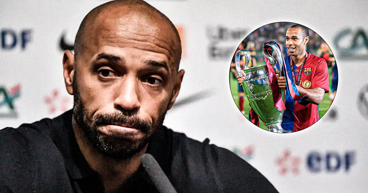 Thierry Henry, campeón con Barcelona, reveló su cruel testimonio: 