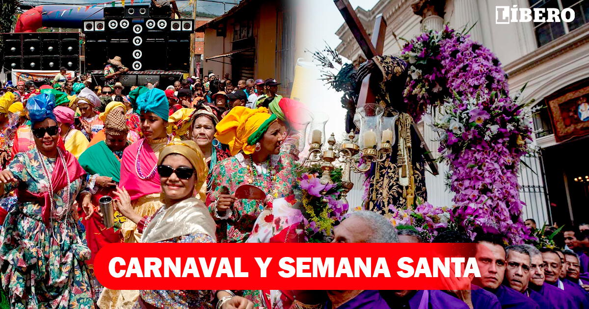 Carnaval y Semana Santa 2024 en Venezuela: ¿Cuándo se celebran estas festividades?