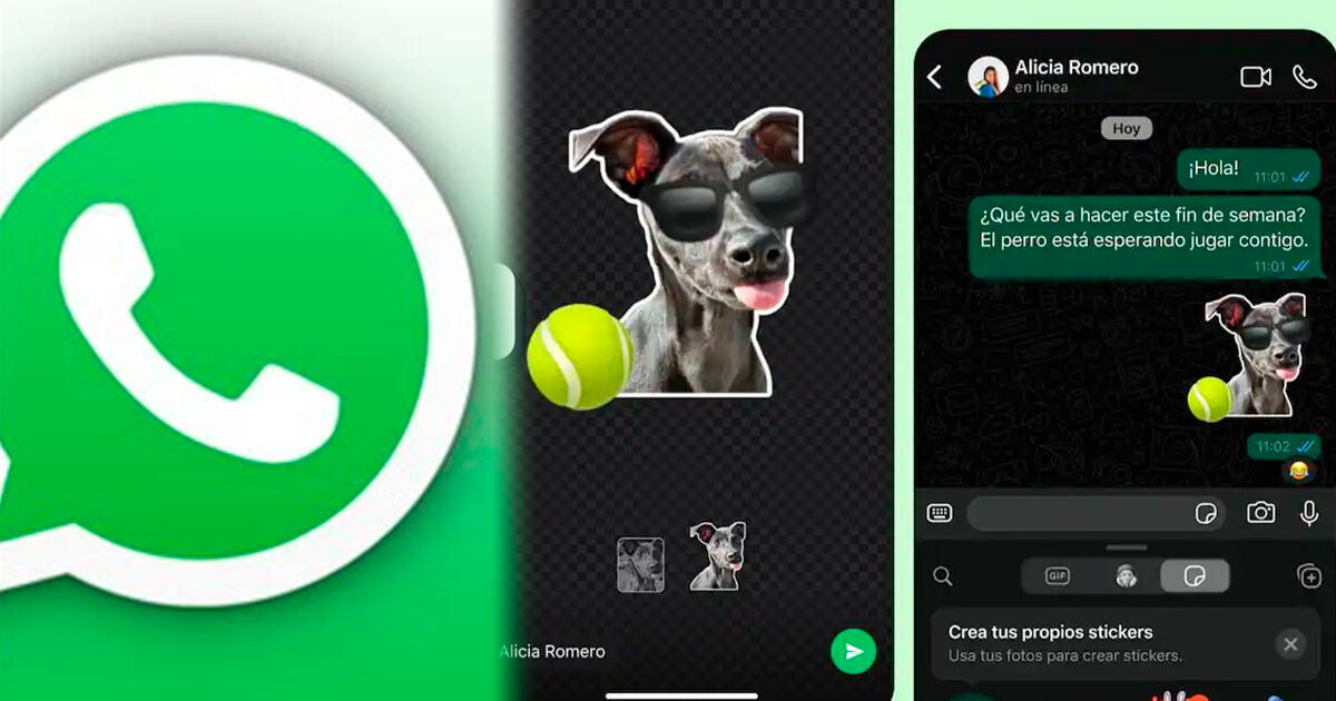 WhatsApp permite crear 'stickers' desde el iPhone sin salir de la app