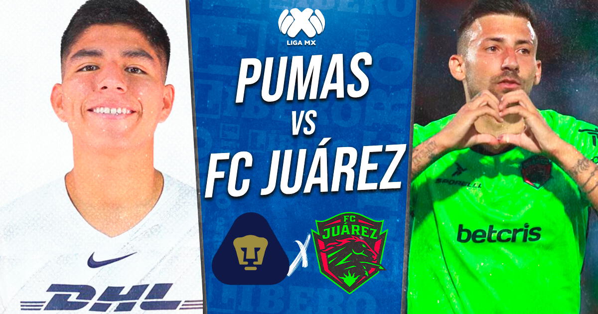 Pumas vs. Juárez EN VIVO con Piero Quispe vía ViX: horario, canal y pronóstico por la Liga MX