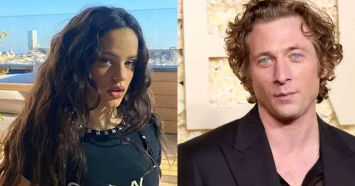 Rosalía y Jeremy Allen White confirman su romance con apasionado beso que 'alborota' a fans