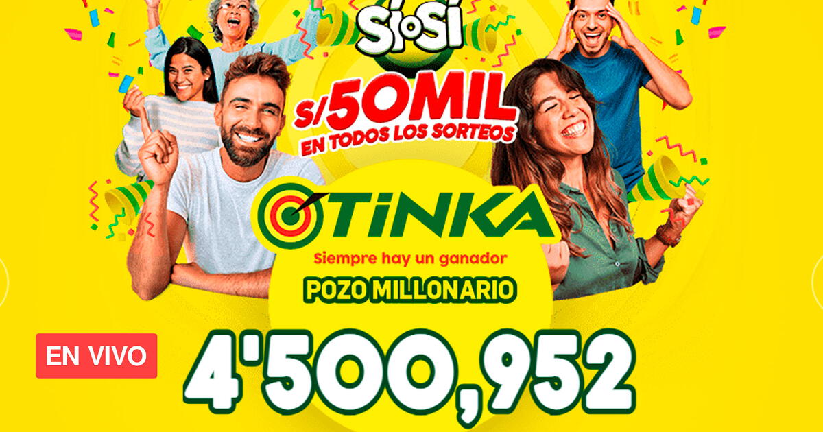 Resultados de La Tinka, domingo 14 de enero: jugada ganadora del pozo millonario