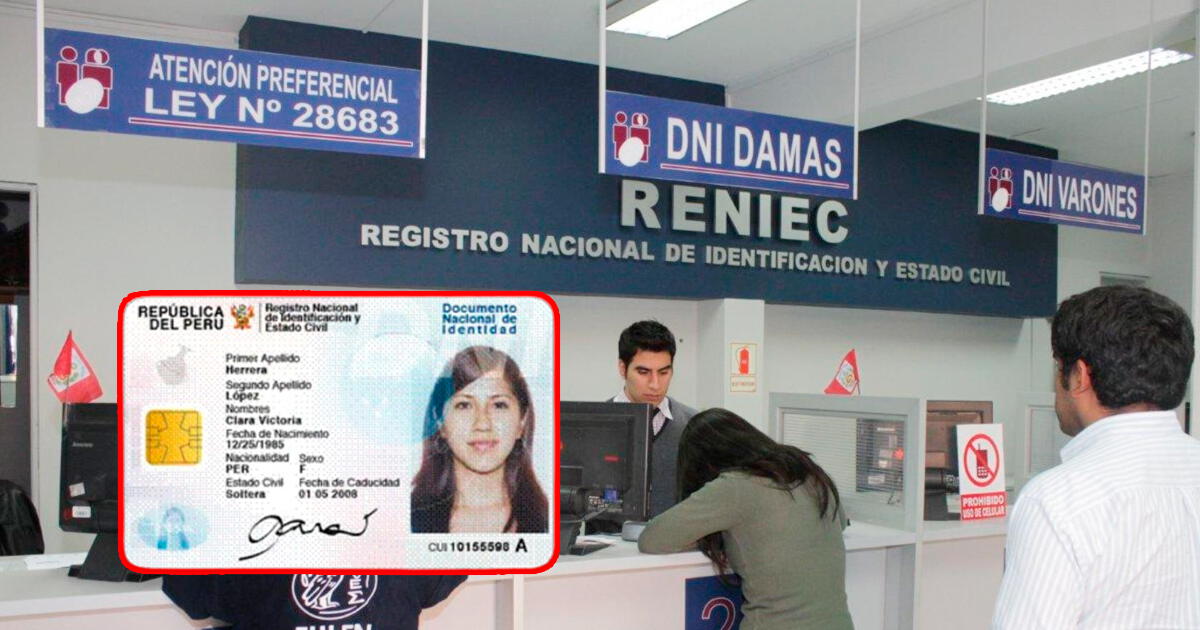 ¿Cómo obtener mi DNI electrónico por primera vez en el Reniec este 2024?