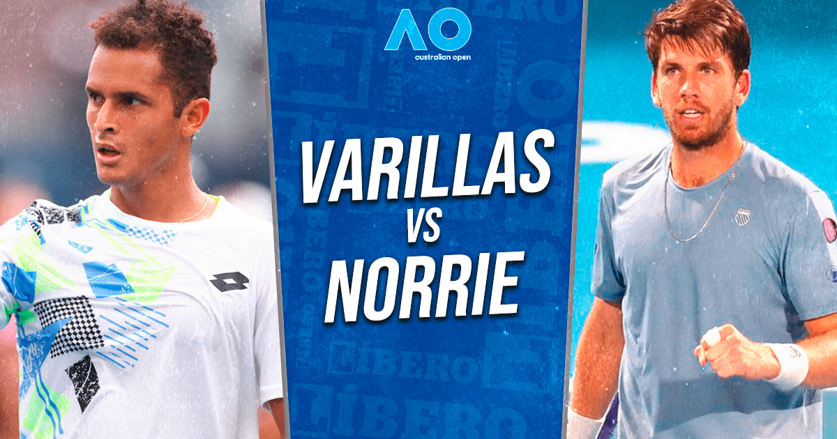 Juan Pablo Varillas vs. Cameron Norrie EN VIVO: hora y donde ver el Australian Open 2024