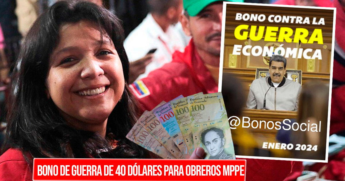 Bono de Guerra de 40 dólares para obreros MPPE: cómo cobrar este subsidio vía Sistema Patria