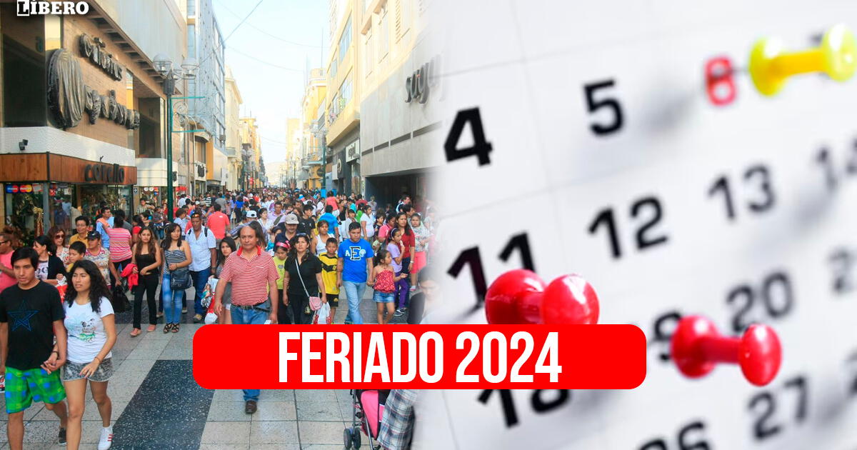 ¿Cuándo es el próximo feriado del 2024 en Perú, qué día cae y quiénes descansan?
