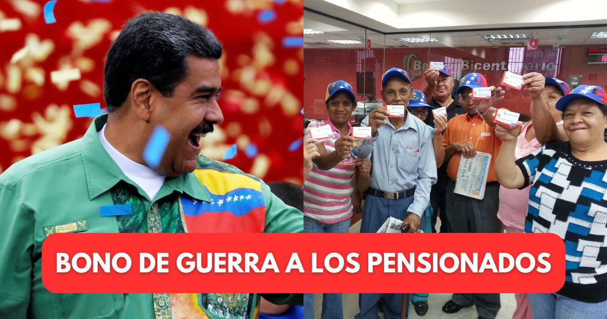 ¿Cuándo pagan el bono de guerra a los pensionados? Esto dijo Nicolás Maduro