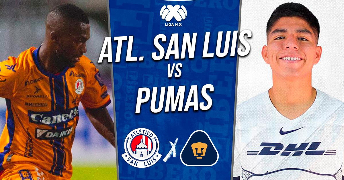 Atlético San Luis vs. Pumas EN VIVO con Piero Quispe vía ESPN: hora y canal por la Liga MX