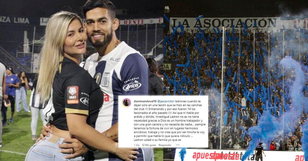Daniela Sandoval, esposa de Andrés Andrade, responde sin filtros a hincha de Alianza Lima