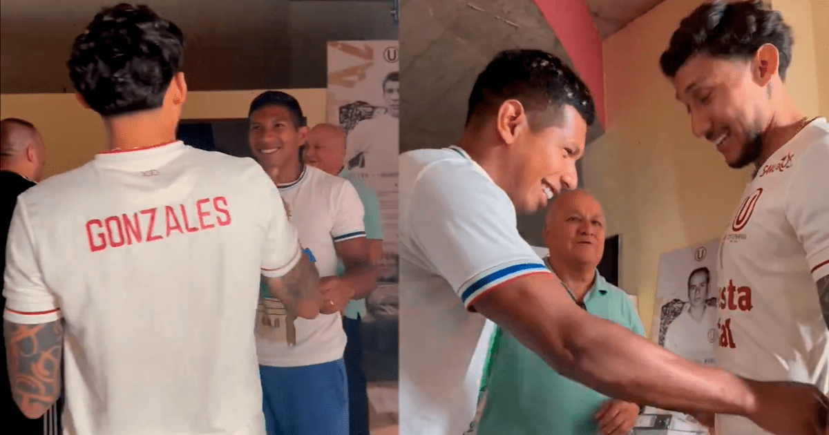Edison Flores al ver a Christofer Gonzales con camiseta de la 'U': 