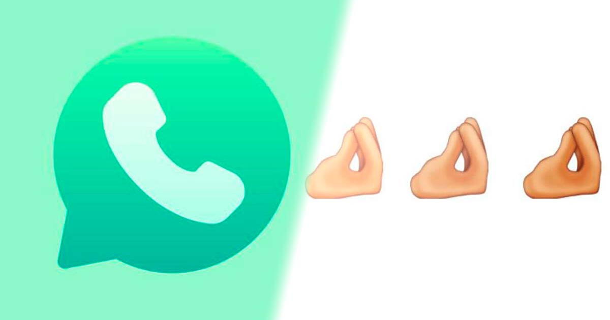 WhatsApp: el verdadero significado del emoji de los dedos juntos apuntando hacia arriba
