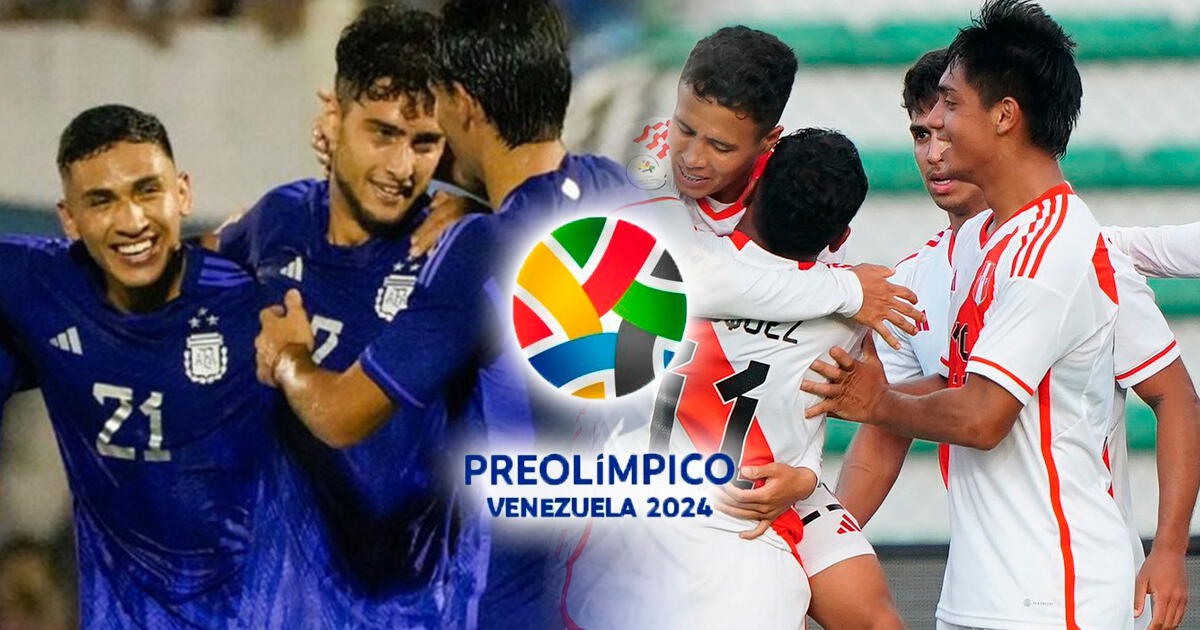 ¿A qué hora juega Perú vs Argentina sub 23 por el Torneo Preolímpico 2024?