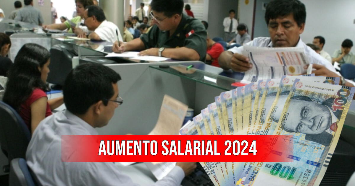 Aumento de sueldo 2024 para el sector público: beneficiarios y de cuánto es el incremento