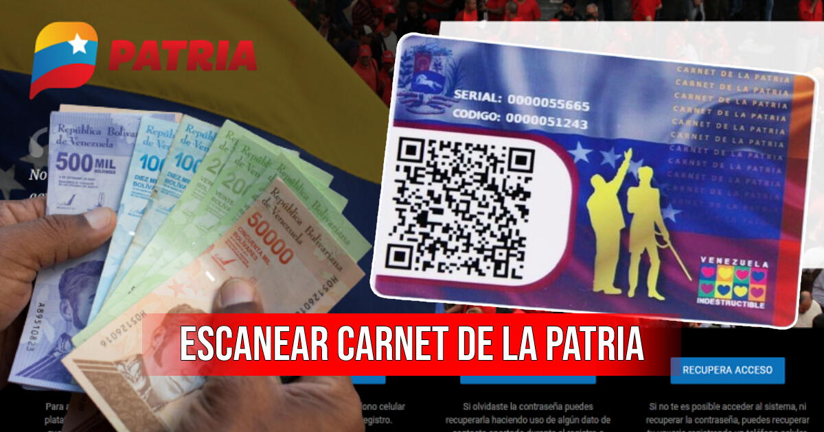 Carnet de la Patria: ¿Cómo escanear el documento para recibir los nuevos bonos en Venezuela?