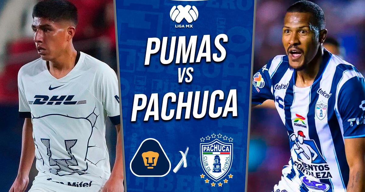 Pumas vs. Pachuca EN VIVO con Piero Quispe vía TUDN: pronóstico, a qué hora y dónde verlo