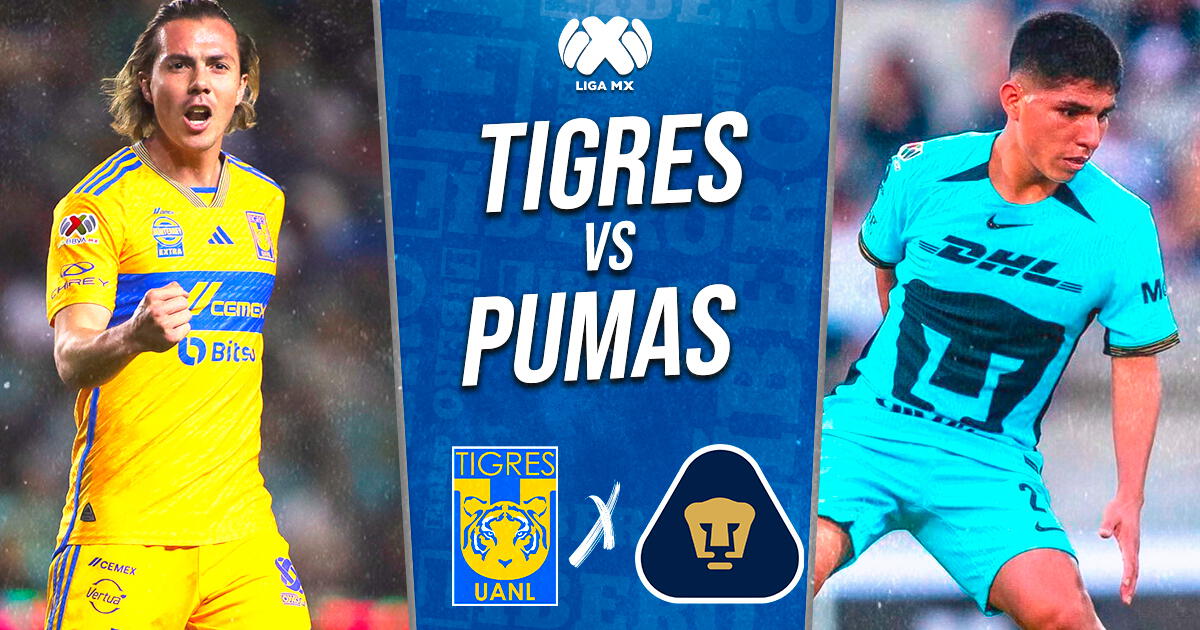 Tigres vs. Pumas EN VIVO con Piero Quispe vía TUDN: a qué hora juegan y canales por Liga MX