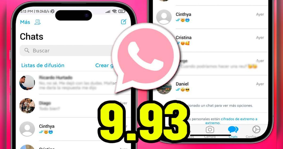 WhatsApp estilo iPhone V9.93: descarga la última versión de la app modificada para Android