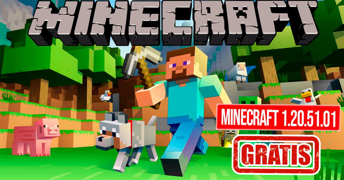 Minecraft 1.20.51.01 descarga última versión del APK para Android y PC GRATIS