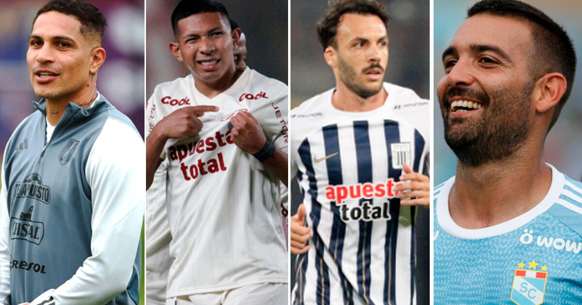 Con Paolo Guerrero, Flores, Cauteruccio y Sebastián Rodríguez: ¿Cuánto vale la Liga 1 2024?