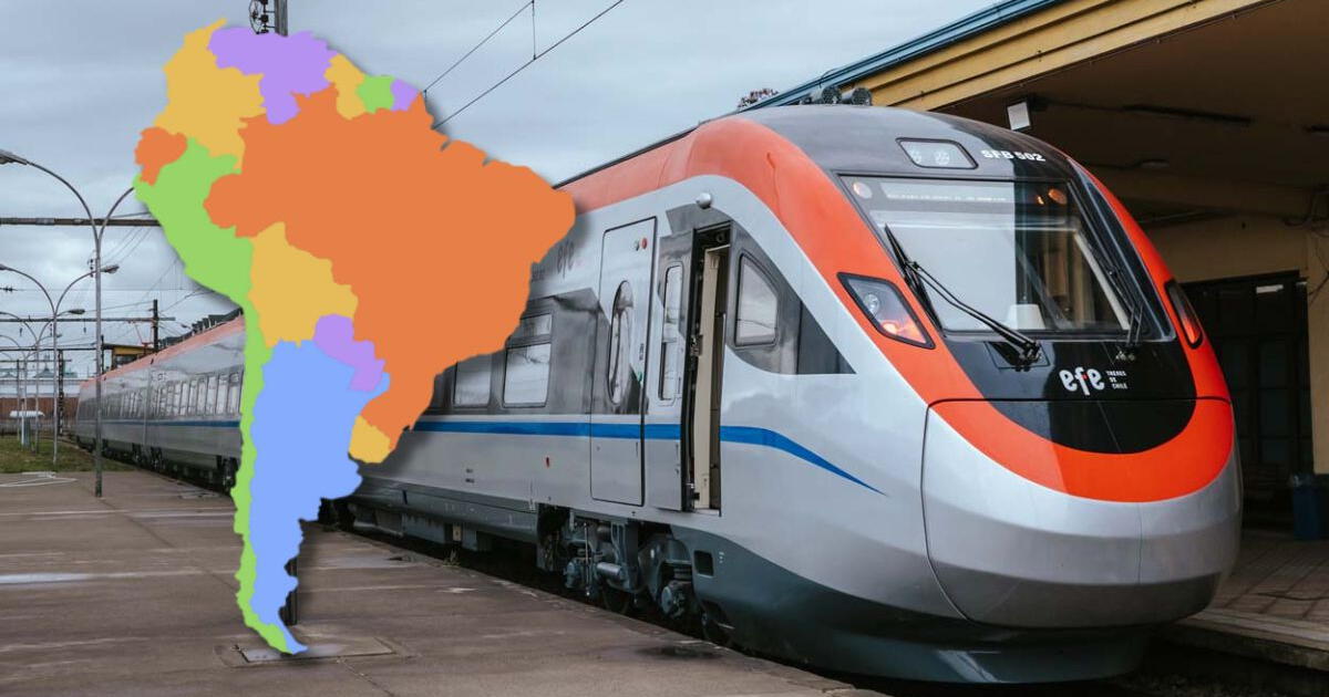 ¿En qué país se encuentra el tren más rápido y moderno de Sudamérica?