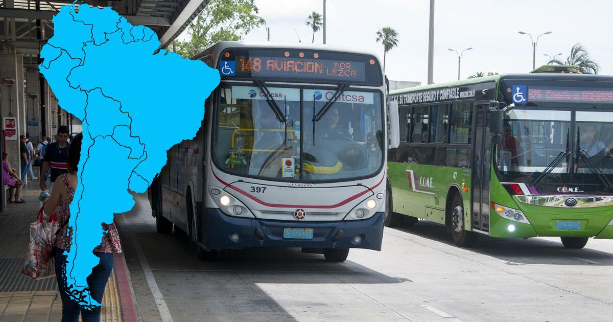 Este es el país de Sudamérica que tiene el transporte público MÁS CARO