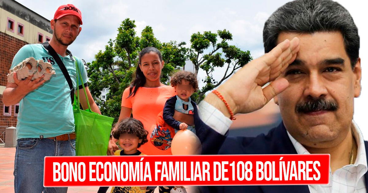 COBRA HOY el nuevo BONO PATRIA de 108.00 bolívares en Venezuela